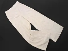 UNITED ARROWS ユナイテッドアローズ ジャガード ワイド パンツ size36/白 ■◇ レディース