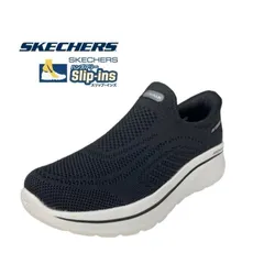 スケッチャーズ SKECHERS 125843 BLK レディース靴 靴 シューズ 2E スニーカー スリップインズ スリッポン軽量 ハンズフリー 通気性 GO WALK ARCH FIT 高反発