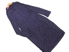 agnes b アニエスベー 総柄 ワンピース size3/紺 ■◇ レディース