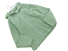 Bou Jeloud ブージュルード ウール混 フード コート size38/緑 ◇■ レディース