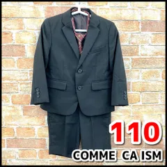 COMME CA ISM　コムサイズム　フォーマルスーツ　3点セット　男の子　110㎝　ブラック　卒業式/入学式/結婚式　現状品　YMO3-011-08-60