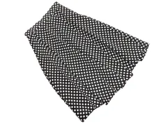 AMACA アマカ ドット フレア スカート size36/黒ｘ白 ■◇ レディース