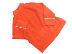 BEAMS HEART ビームスハート 襟付き ニット セーター オレンジ ◇■ レディース