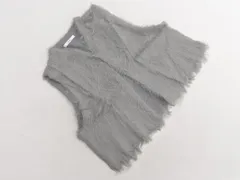 JOURNAL STANDARD relume ジャーナルスタンダードレリューム フェイクファー ベスト sizeF/グレー ◇■ レディース