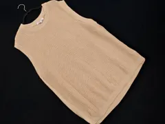 GLOBAL WORK グローバルワーク リネン混 ニット ベスト sizeL/ベージュ ■◇ メンズ