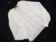 w closet ダブルクローゼット レース ブラウス シャツ sizeF/白 ■◇ レディース