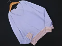 Paul Smith ポールスミス Vネック ニット セーター sizeM/水色 ■◇ レディース