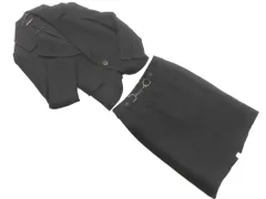 23区 セットアップ ジャケット スカート スーツ size38/黒 ■◇ レディース