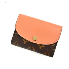 ルイヴィトン 財布 レディース コンパクトウォレット ポルトモネ・ロザリ アプリコット M83581 モノグラム レザー フラップ付き財布 アクトワン【中古】