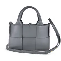 ボッテガヴェネタ バッグ レディース マキシイントレチャート キャンディー アルコトートバッグ レザー グレー系 2WAY ショルダーバッグ アクトワン【中古】