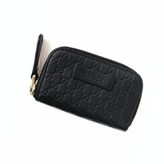 グッチ 小銭入れ GUCCI メンズ レザー カードケース ブラック - メルカリ