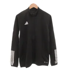 アディダス adidas 美品 ティロ 23 コンペティション トレーニングジャケット L ジャージ ジップアップ ロゴ 黒 ブラック /AE