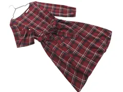 any SiS エニィスィス チェック ウエストリボン ワンピース size1/赤 ■◇ レディースのサムネイル