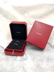 極上の存在感/付属品○】カルティエ LOVEリング 3Pダイヤ 18K #50 
