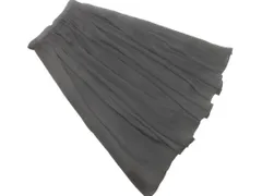 新品 23区 シフォン プリーツ ロング スカート size38/黒 ■◇ レディース