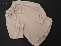 nano universe ナノユニバース バックリボン ブラウス シャツ size38/ライトピンク ■◇ レディース