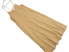 CIAOPANIC TYPY チャオパニックティピー リネン混 ジャンパー スカート sizeONE/ベージュ ■◇ レディース