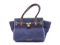 Samantha Vega サマンサベガ デニム ハンド バッグ 紺 ■■ レディース