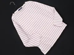 SAINT JAMES セントジェームス ボーダー カットソー size3/白ｘラベンダー ■◇ レディース