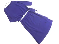 Leilian レリアン セットアップ size11/青 ■◇ レディース