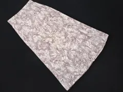 snidel スナイデル 花柄 ロング タイト スカート size0/白ｘ薄紫 ■◇ レディース
