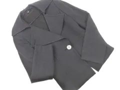 DAKS ダックス リネン混 テーラード ジャケット size38/濃紺 ■◇ レディース