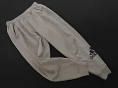 adidas アディダス ロゴプリント クロップド ジョガー パンツ sizeS/グレー ■◇ レディース