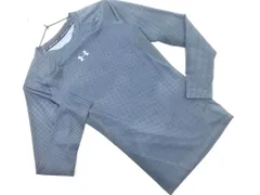 UNDER ARMOUR アンダーアーマー ヒートギア ドット トレーニングウェア カットソー sizeSM/グレー ■◇ メンズ