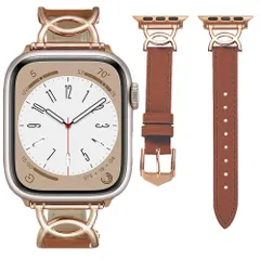 【数量限定】Apple Watch バンド 本革 レディース Apple watch Series11/10/9/ 8/7/6/5/4/3/2/1/SE レザー交換ベルト 柔らかい おしゃれ コンパチブル 可愛い アップルウォッチ バンド 女性専用 38mm 