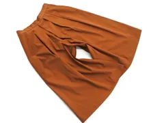 yangany ヤンガニー タック ガウチョ パンツ size64/茶 ■◇ レディース