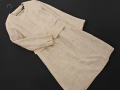 COMME CA ISM コムサイズム ジャケット ワンピース セットアップ sizeジャケットM ワンピースL/ベージュ ■◇ レディース