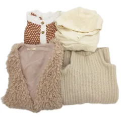 アズールバイマウジー AZUL by moussy 他ブランド 衣類4点セット まとめ ニット トレーナー S M ピンク ベージュ /JS