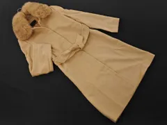 BCBG MAXAZRIA ビーシービージーマックスアズリア フォックスファー 付き コート sizeM/ベージュ ◇■ レディースのサムネイル