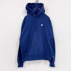 古着 used　Champion　チャンピオン　リバースウィーブ　スウェットパーカー/フーディー　紺　ネイビー　Mサイズ【値引き交渉OK！】