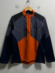 100 KOLON SPORT アウトドア 登山 機能性 ストレッチ ハーフジップ 長袖Tシャツ 正規品