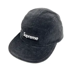 【中古品】 SUPREME シュプリーム CORDUROY CAMP CAP ボックスロゴ キャップ 帽子 【185-260220-ky-01-fuzh】