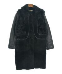 14SS MIU MIU ミュウミュウ コート ファー ムートン ダッフルコート 
