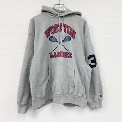 古着 used　00s　Champion　チャンピオン　プレミアムリバースウィーブ　スウェットパーカー/フーディー　グレー　XLサイズ【値引き交渉OK！】