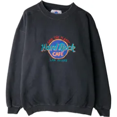 古着 90年代 HARD ROCK CAFE ハードロックカフェ アドバタイジング スウェットシャツ トレーナー USA製 メンズL相当/eaa615119