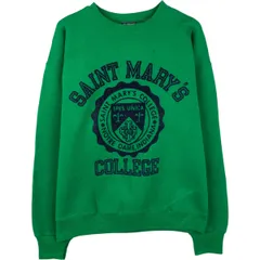 古着 90年代 ジャンスポーツ JANSPORT 3連プリント カレッジスウェットシャツ トレーナー USA製 メンズL相当 ヴィンテージ/eaa615567