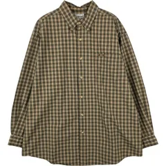 古着 カーハート Carhartt チェック柄 長袖 ボタンダウン ワークシャツ メンズXL相当/eaa615278