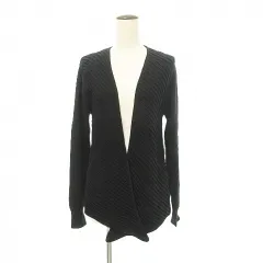 ディーゼルブラックゴールド DIESEL BLACK GOLD ニット カーディガン ウール Sサイズ 国内正規 黒 ブラック ■YHS8