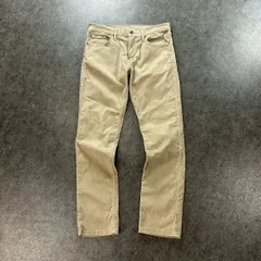 Levi's 511 Corduroy Pants リーバイス コーデュロイパンツ スリム ストレッチ 白タブ ベージュ メンズ W33 33×32