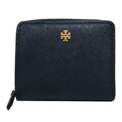 【新品】トリーバーチ 147606 財布 二つ折り財布 TORY BURCH EMERSON レザー ダブルTメタルロゴ ミニ ウォレット アウトレット レディース