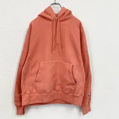 古着 used　Champion　チャンピオン　リバースウィーブ　スウェットパーカー/フーディー　目無し　サーモンピンク　Mサイズ【値引き交渉OK！】
