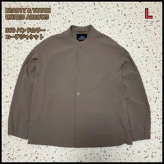 極美品★BEAUTY & YOUTH UNITED ARROWSユナイテッドアローズ　360 バンドカラー コーチジャケット　1.5万　L