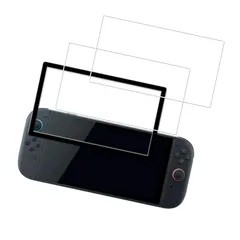 対応 Switch 2 用 の ガラスフィルム （2枚入り）強化ガラス 液晶 保護フィルム 硬度9H 国産硝子素材 ガイド枠付き