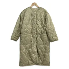 Framework(フレームワーク) コート サイズ36 S レディース - ライトカーキ×ベージュ 長袖/中綿/リバーシブル/冬