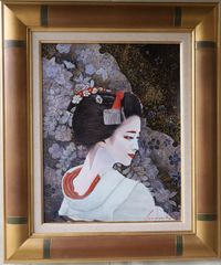 油彩画 富永岳彦 宴 リトグラフ 147/450 - メルカリ