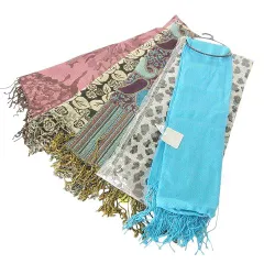 スペッチオ SPECCHIO ユニクロ 他 タグ付き複数 ストール 5点セットまとめ 総柄 マフラー マルチカラー